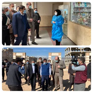 بازدید مخبر از بیمارستان نیمه کاره و درمانگاه شهیدمهتدی پیشوا