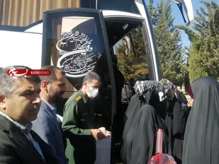 اعزام دانش آموزان دبیرستان دخترانه معارف یاسوج به کرمان و تجدید میثاق با شهید حاج قاسم سلیمانی + ( تصاویر )