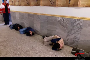 برگزاری مانور ایمنی و زلزله در مدارس نهاوند