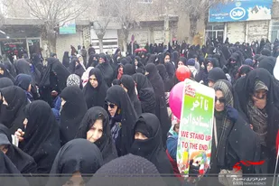حضور پرشور مردم انقلابی بهار در راهپیمایی ۲۲ بهمن