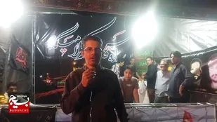 خدمت رسانی بسیجیان پایگاه شهید میر حسینی به زائران پاکستانی