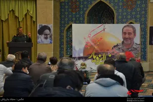مراسم پنجمین سالگرد شهید مدافع حرم "رضا ایزدیار" به روایت تصویر