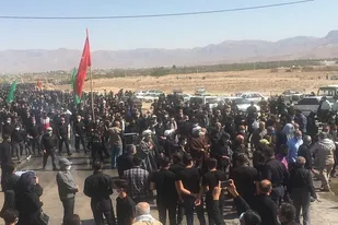 برگزاری همایش بزرگ پیاده روی اربعین حسینی در شهر ستان نى ریز