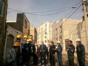 بازدید نماینده مجلس از اقدامات جهادی شرکت برق ری