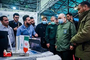 بازدید مسئولین لشکری و کشوری از مرحله نهایی چهارمین رویداد تولید محتوای دیجیتال بسیج