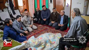 دیدار با خانواده شهید عظیم باقری
