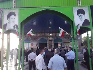 گلباران مزار شهدای شهرک قشلاق آبیک