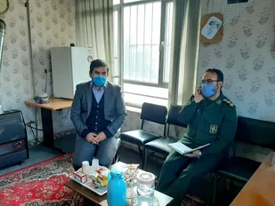 نظارت و سرکشی جانشین سپاه شاهرود از بسیج فرهنگیان، دانش آموزی و مداحان