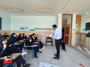 کارگاه جهاد تبیین با حضور جمعی از دانش آموزان  برگزار شد&nbsp;
