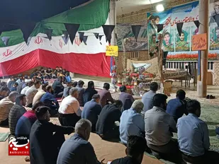 چهل و یکمین سالگرد پاسدار شهید محمد امیری در باغملک برگزار شد