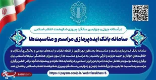 راه اندازی سامانه بانک ایده&zwnj;پردازی مراسم و مناسبت&zwnj;ها