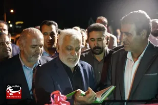 حضور استاندار لرستان در هفته دولت و افتتاح  پروژه ها در شهرستان بروجرد