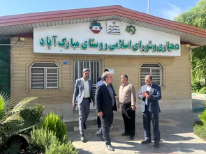فرماندار قم مسائل و مطالبات روستای مبارک‌آباد را بررسی کرد