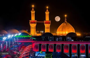 یک تریلی گچ به کربلای معلی ارسال شد