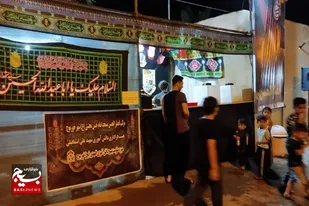 برپایی موکب دانش آموزان خورموجی در ماه محرم