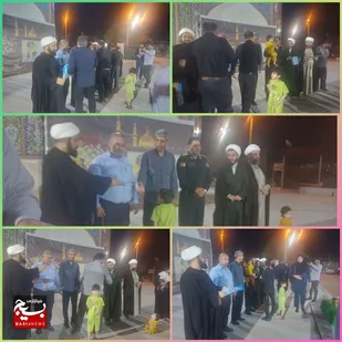 برگزاری مراسم تجلیل از خبرنگاران هندیجان در جوار شهدای گمنام
