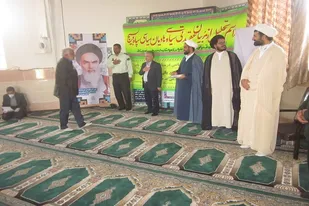 مراسم بزرگداشت هفته عقیدتی سیاسی در سپاه بجستان برگزار شد