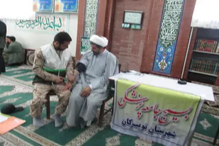 انجام تست سلامت توسط بسیج جامعه پزشکی در تویسرکان