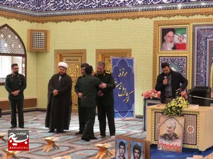 برگزاری مراسم تجلیل از قاریان برتر در حسینیه شهدای سپاه حضرت نبی اکرم ص استان کرمانشاه