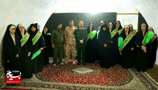 تصاویر / حضور فرمانده سپاه کربلا در اردوگاه شهید بلباسی خرمشهر