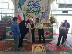 ایستگاه صلواتی و اهداء جوایر در وردنجان