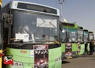 انتقال رایگان زائران اربعین حسینی از پایانه سیاحت اهواز به مرز چذابه
