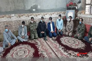 دیدار با دو رزمنده بسیجی در هیرمند