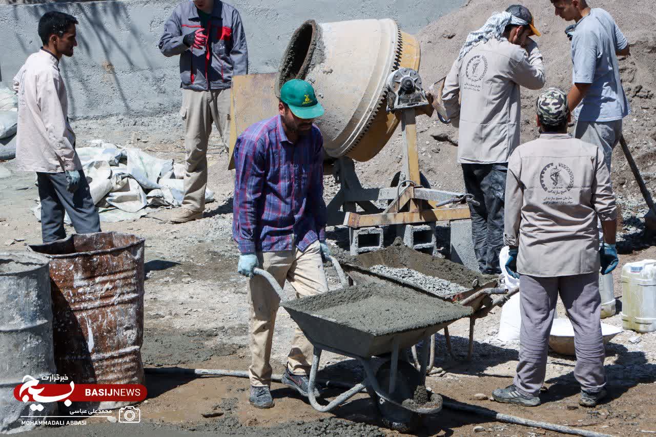 از برنامه‌های فرهنگی تا ساخت استخر؛ جهادگران اراک در روستای گوشه