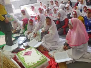 جشن تکلیف دانش آموزان دختر بخش بازفت