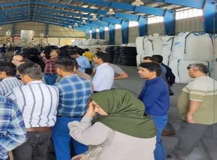 بازديد مهندسين بسيجي از واحدهای تولیدی و صنعتی مستقر در شهرک صنعتی برازجان