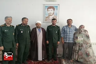 سرکشی و تجلیل از خانواده شهدای عملیات بیت المقدس در شهرستان ارسنجان