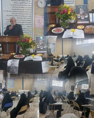 برگزاری بزرگداشت شهدای راه خدمت در دانشگاه پیام نور بم