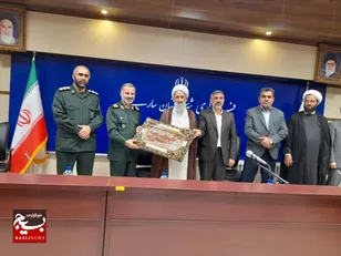 تقدیر از فرمانده سپاه کربلا در جلسه شورای اداری شهرستان ساری به مناسبت سالروز تاسیس سپاه