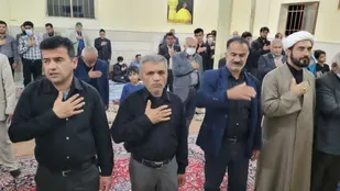 مراسم سوگواری و پخت 300 پرس غذا در محله خنگ