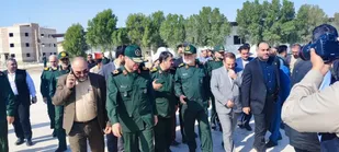 کلنگ زنی مجتمع اردوگاهی شهید طیب سپاه فتح در خرمشهر + (تصاویر)