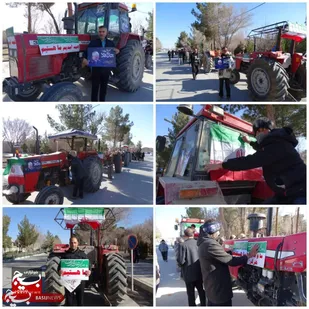 برگزاری راهپیمایی ۲۲ بهمن در شهرستان ورزنه
