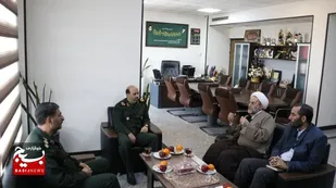 دیدار نماینده ولی&zwnj;فقیه در هوافضای سپاه با فرمانده سپاه استان البرز