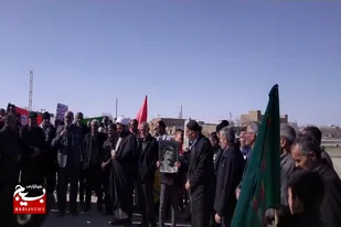 برگزاری راهپیمایی ۲۲ بهمن در روستای بوبوک آباد قهاوند