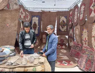 گزارش تصویری/ نمایشگاه دستاورد های مشاغل خانگی بانوان بسیجی استان سمنان
