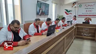 برگزاری ویدئوکنفرانس سراسری هلال&zwnj;احمر در پی حمله دشمن صهیونیست