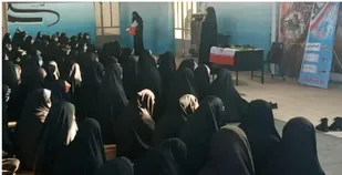 تجلیل از خواهران گردان ۵۰۵ حضرت مریم (س) شهریار