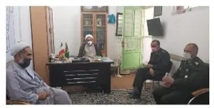 دیدار فرمانده سپاه ناحیه بردسکن با امام جمعه این شهرستان