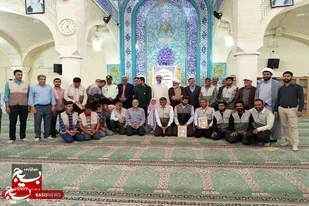 آیین تجلیل از جهادگران بسیجی ناحیه مقاومت بسیج ارسنجان در مصلی نماز جمعه برگزار شد