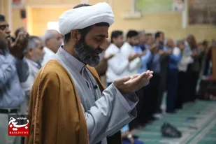 برگزاری باشکوه نماز عید فطر درمصلی جمعه شهر اهرم