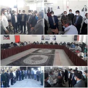 برگزاری قرارگاه مانع زدایی صنعت و معدن سپاه فجر در ارسنجان با بررسی ۲۱ واحد تولیدی