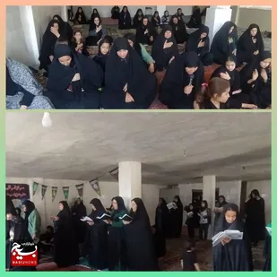 چله ی زیارت عاشورا و نشست حجاب و عفاف