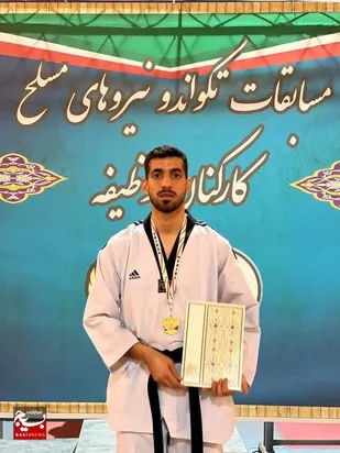 افتخارآفرینی سربازان وظیفه سپاه کربلا در مسابقات تکواندو و کشتی پهلوانی نیروهای مسلح