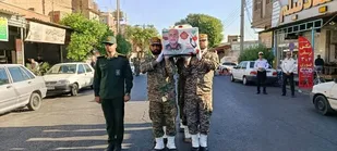 پیکر مطهر شهید محمدرضا پورمهدی در دزفول تشییع شد