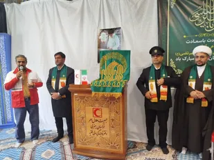 خادمان حرم رضوی میهمان هلال&zwnj;احمر خراسان جنوبی شدند
