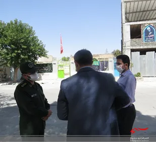سرکشی ریاست اداره اوقاف از روند تکمیل ساختمان شهید سلیمانی مسجد امیرالمومنین